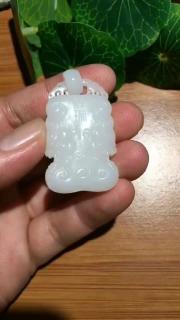 精品和田玉祥瑞挂件,寓意吉祥如意!润度十足!喜欢加微wxh70511